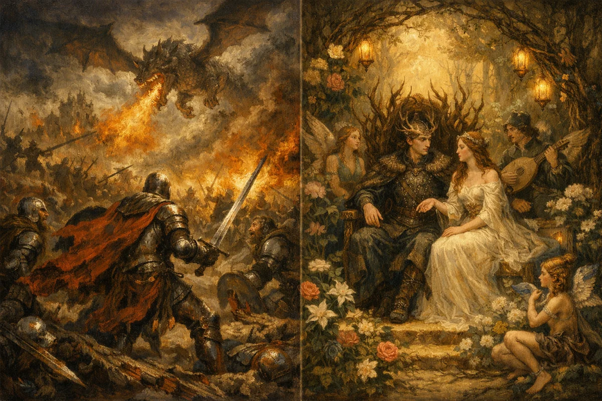 Romantasy vs Epic Fantasy: What’s Actually the Difference